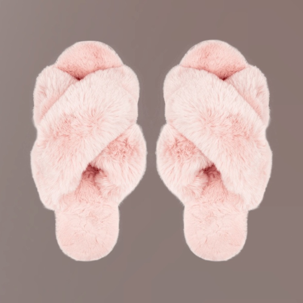 WISHFUL Fuzzy Slippers Size 41